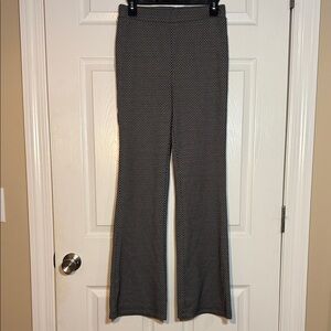 Elegant Black and White Flare Pants